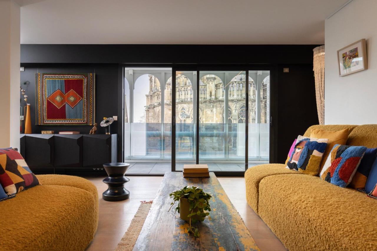 Les Suites 7 Anges - Parking, Vue Cathedrale & Centre Historique Reims Zewnętrze zdjęcie