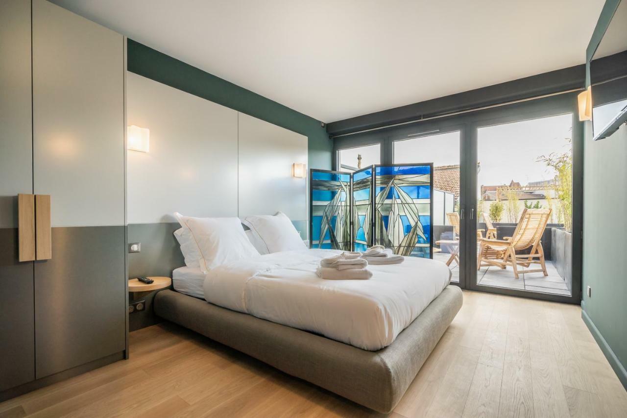 Les Suites 7 Anges - Parking, Vue Cathedrale & Centre Historique Reims Zewnętrze zdjęcie